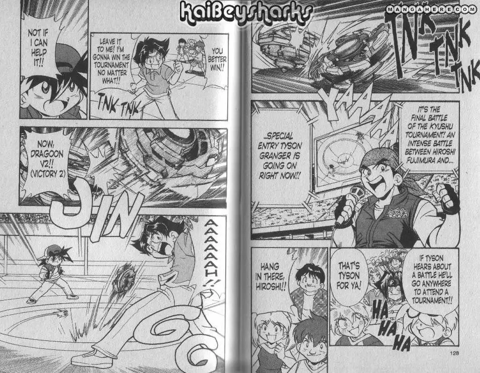 Bakuden Shoot Beyblade Chapter 14.4 5